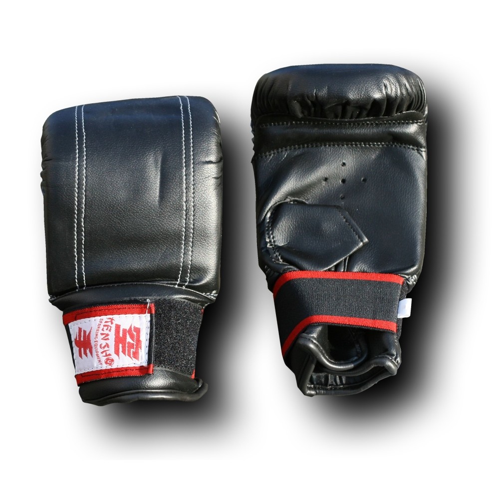 Kensho Bag Gloves, synthetic leather, black, S