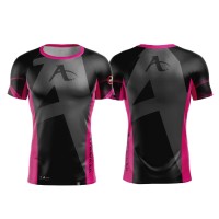 Arawaza Bicolor T-Shirt Black-Pink "M"