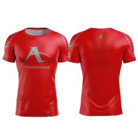 Arawaza Track T-Shirt Red "M"