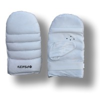 Kensho Bag Gloves, leather, white, M
