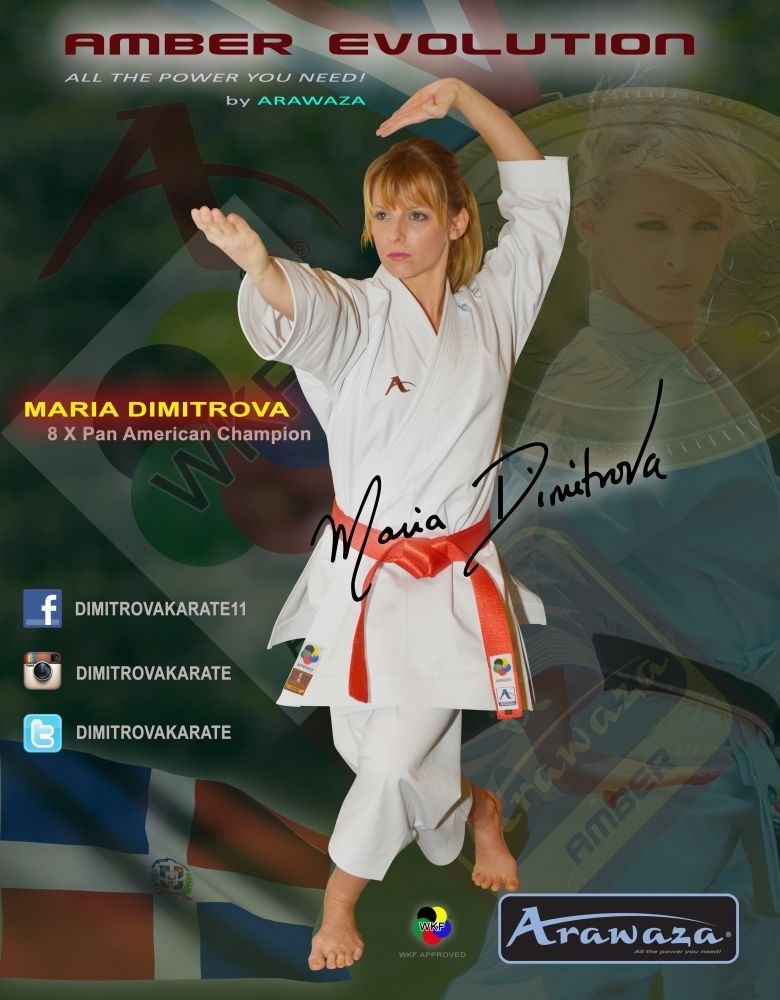 Arawaza Amber Evolution WKF kata karate ruha 190 cm