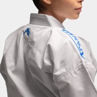 Arawaza Kata Deluxe Evo PREMIERE LEAGUE WKF Karate Uniform 150 cm, blue embroidery
