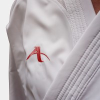 Arawaza Kumite Deluxe Evo PREMIERE LEAGUE WKF Karate Uniform 150 cm, red embroidery