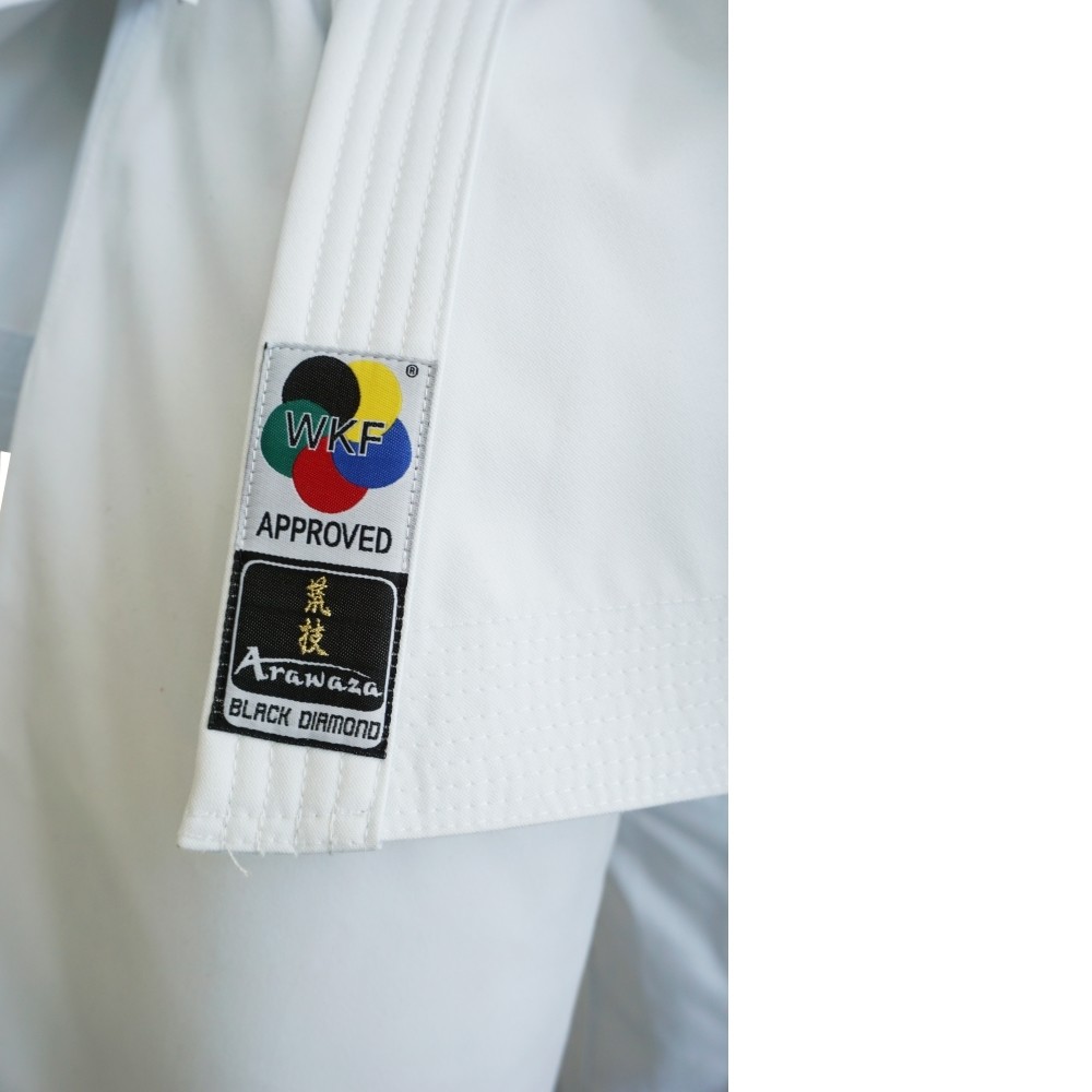 Arawaza Black Diamond WKF Kata Karate Uniform 185 cm