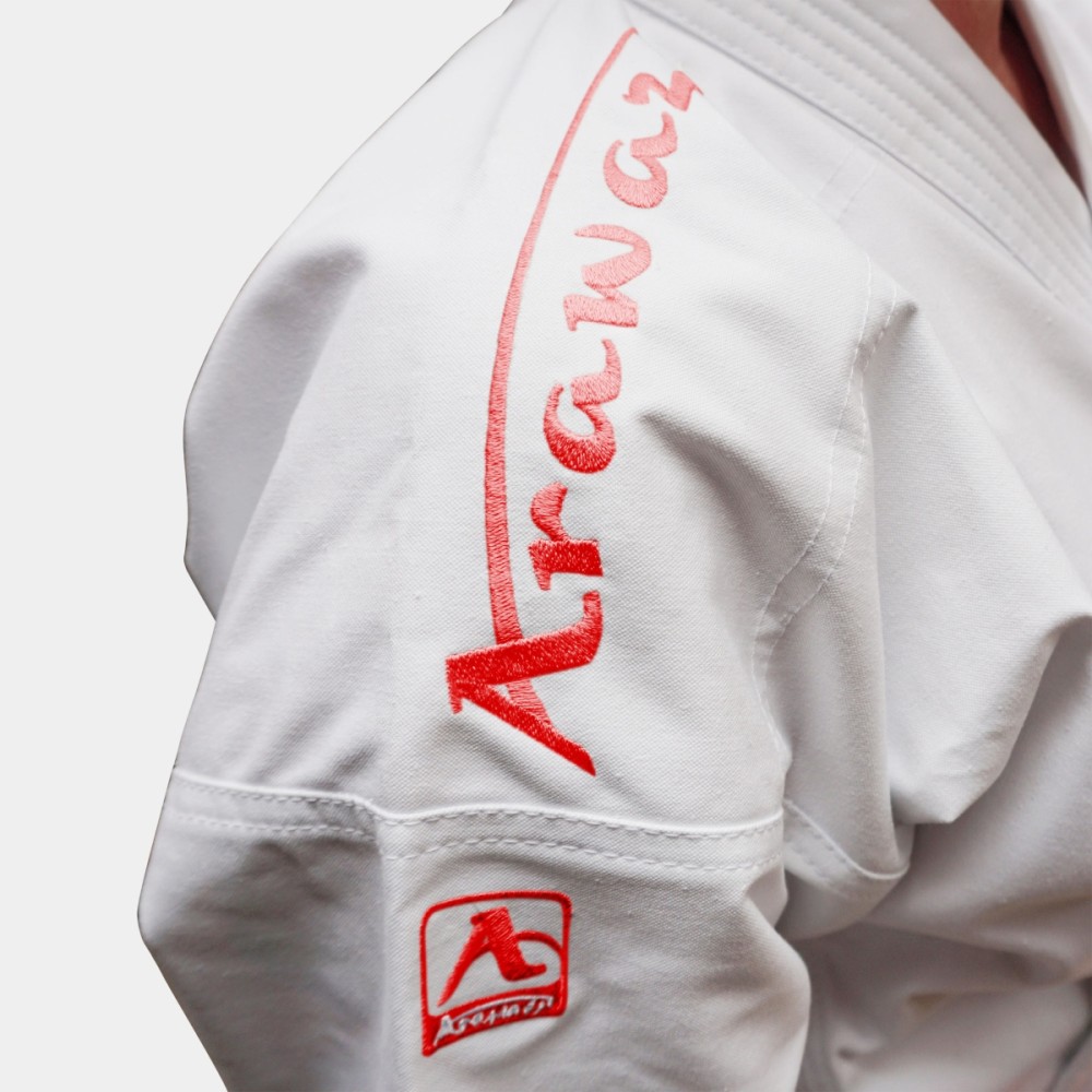Arawaza Kata Deluxe Evo PREMIERE LEAGUE WKF karate ruha 160 cm, piros