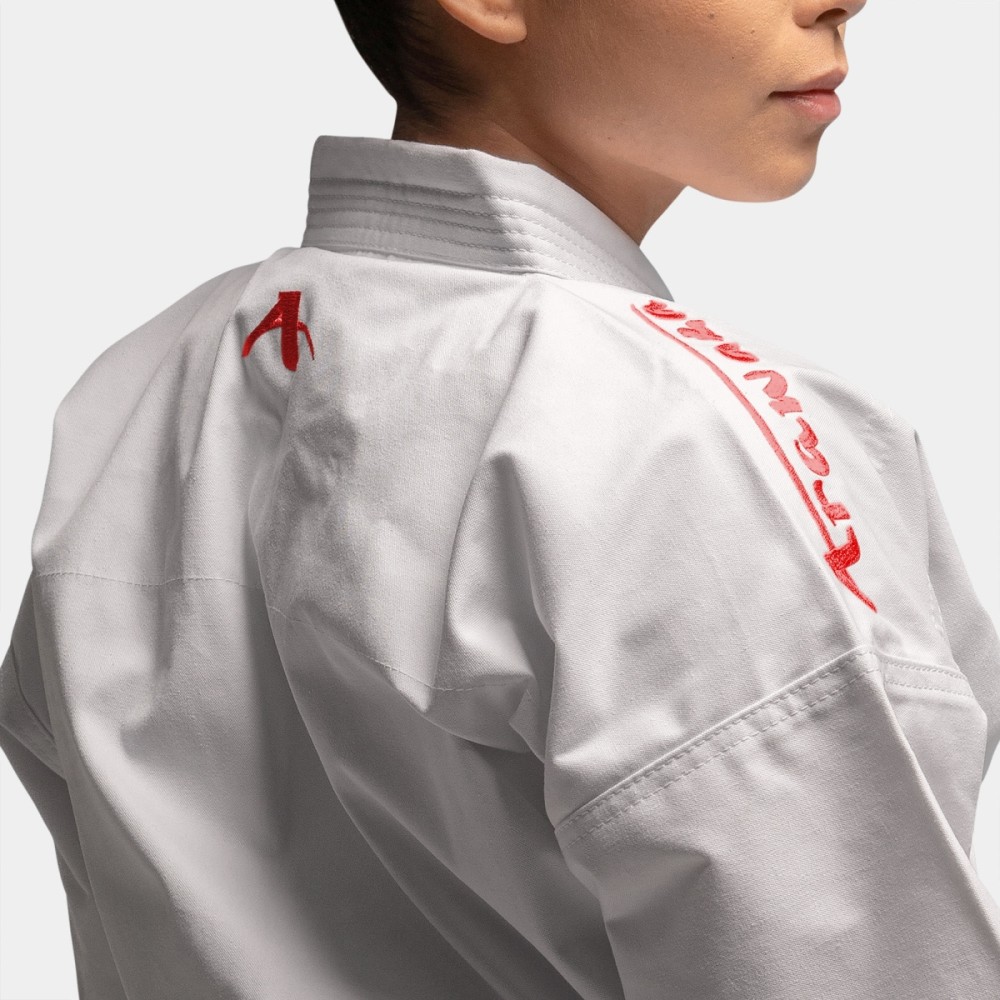 Arawaza Kata Deluxe Evo PREMIERE LEAGUE WKF karate ruha 160 cm, piros