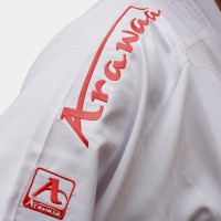 Arawaza Kumite Deluxe Evo PREMIERE LEAGUE WKF Karate Uniform 165 cm, red embroidery