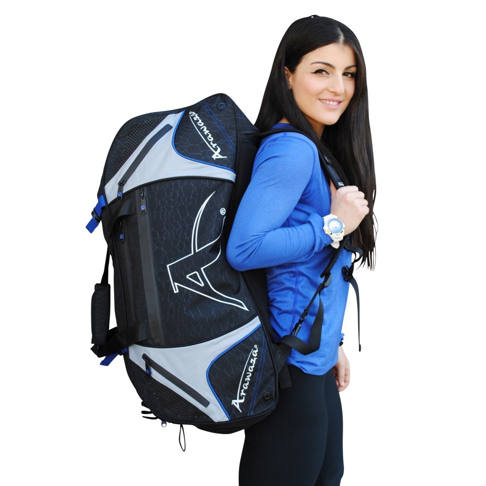 Arawaza Technical Sport Bag Backpack Black/Blue "M"
