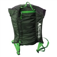 Arawaza Stowaway Backpack, 18L, Black-Green