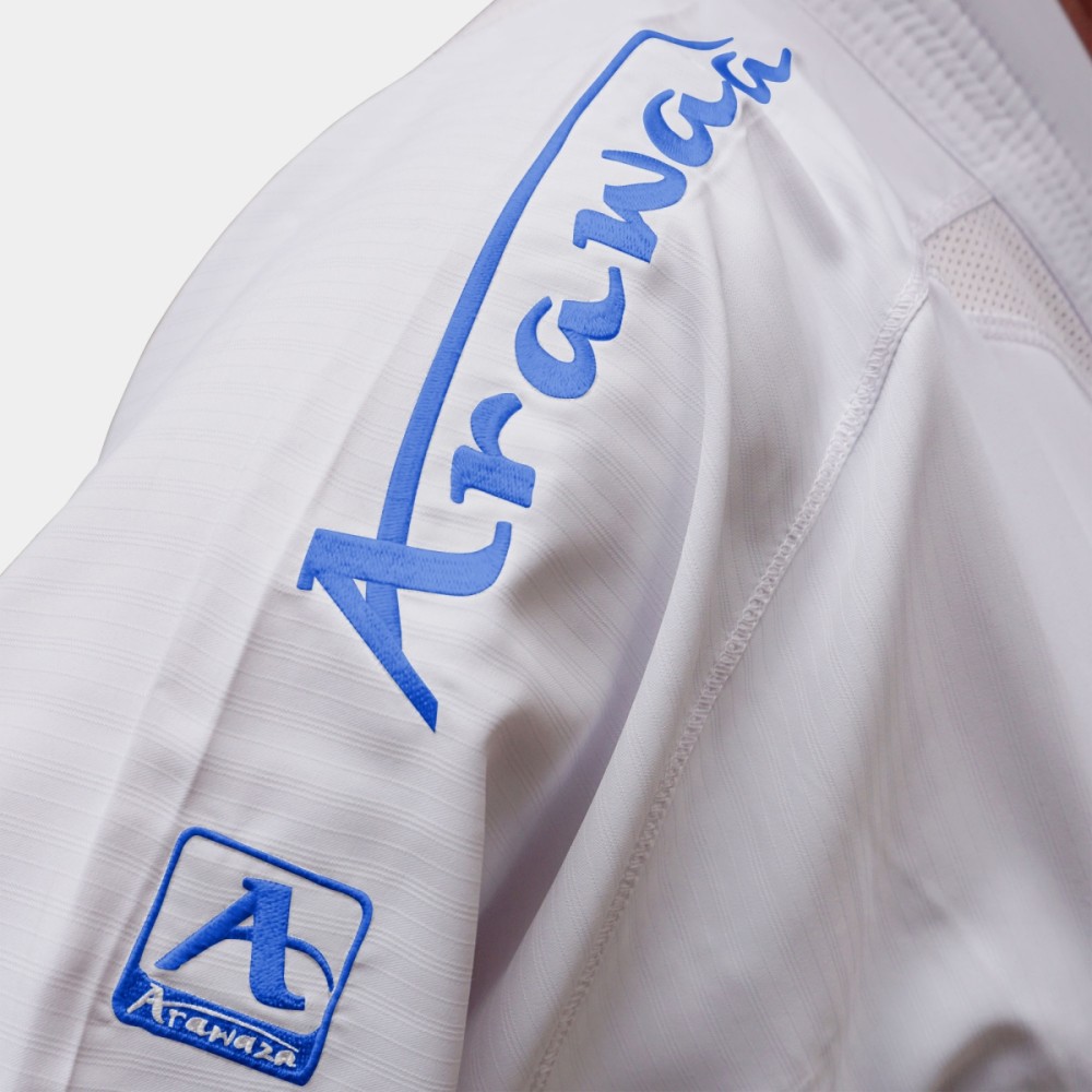 Arawaza Kumite Deluxe Evo PREMIERE LEAGUE WKF karate ruha 165 cm, kék