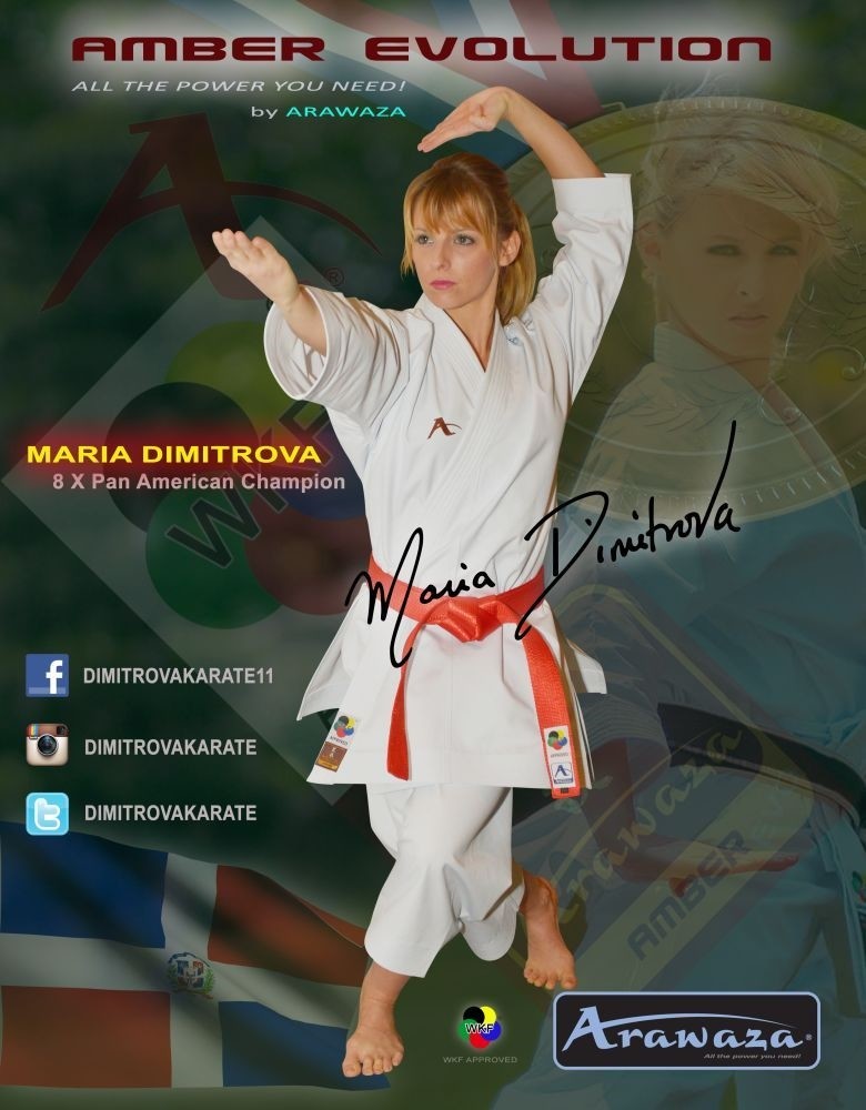 Arawaza Amber Evolution WKF kata karate ruha 140 cm