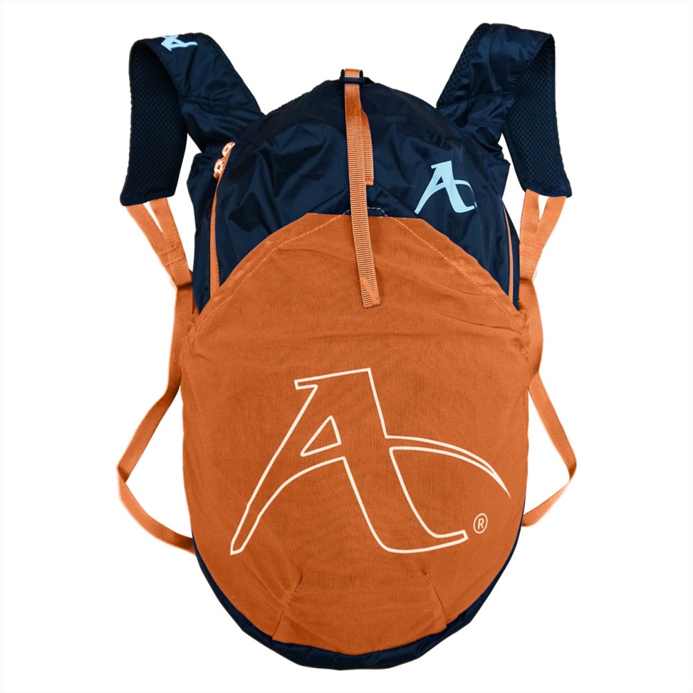 Arawaza Stowaway Backpack, 18L, Black-Orange