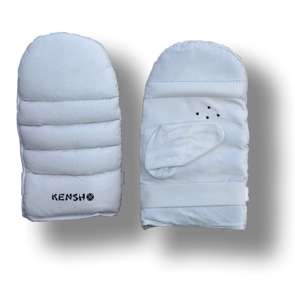 Kensho Bag Gloves, leather, white, S