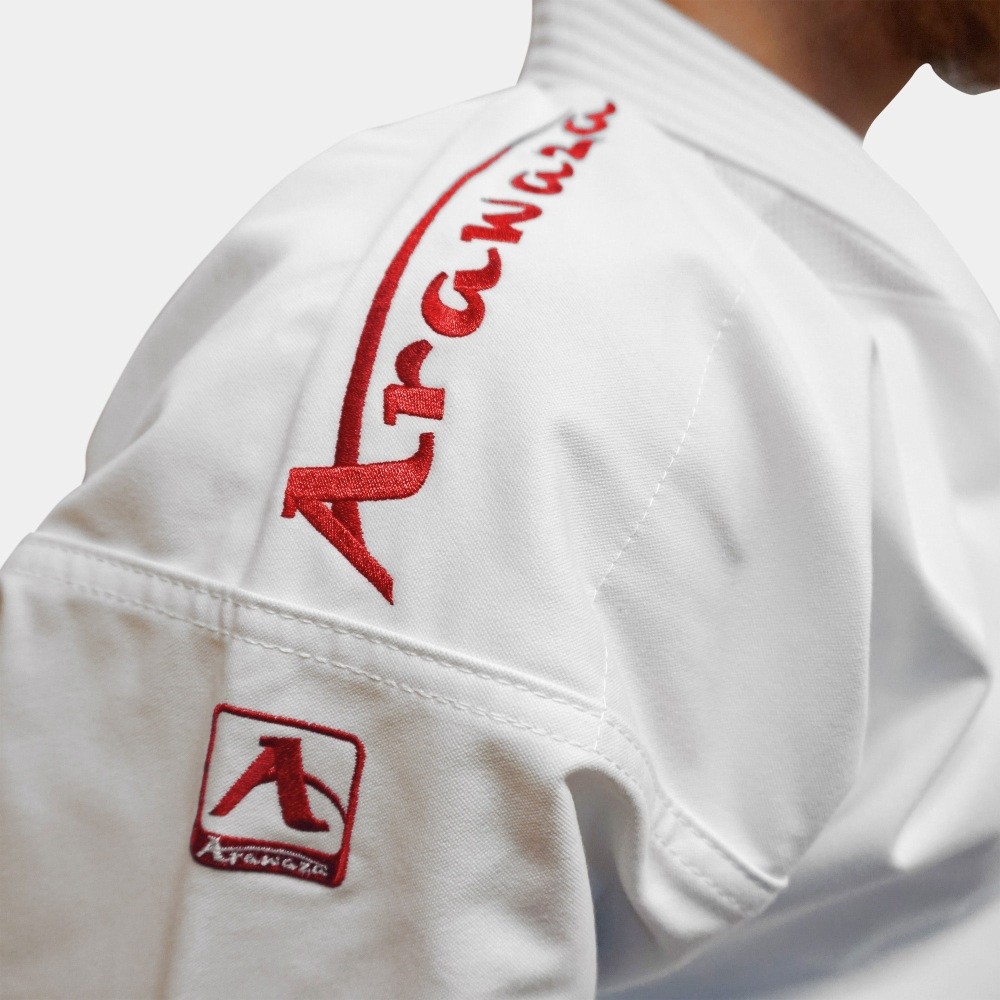 Arawaza Black Diamond PREMIERE LEAGUE WKF kata karate ruha 170 cm, piros
