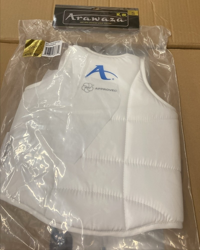 Arawaza Body Protector WKF White "S"