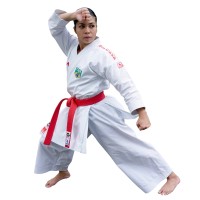 Arawaza Black Diamond PREMIERE LEAGUE WKF kata ruha NŐI 170 cm, piros
