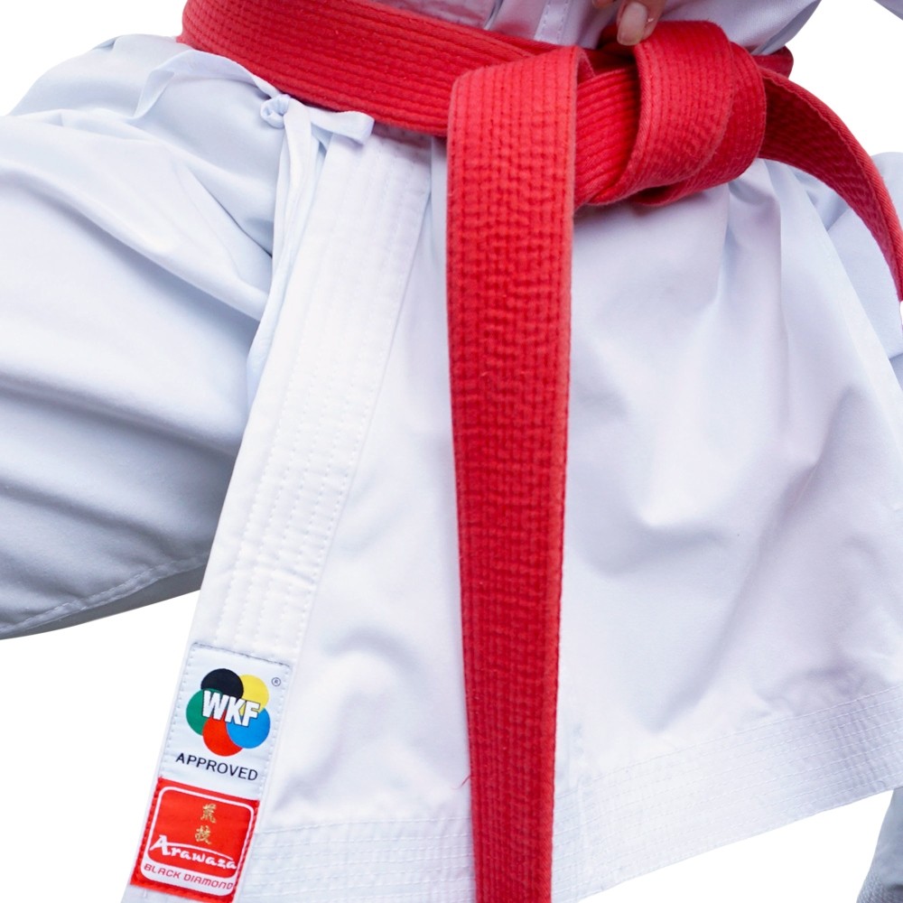 Arawaza Black Diamond PREMIERE LEAGUE WKF kata ruha NŐI 175 cm, kék
